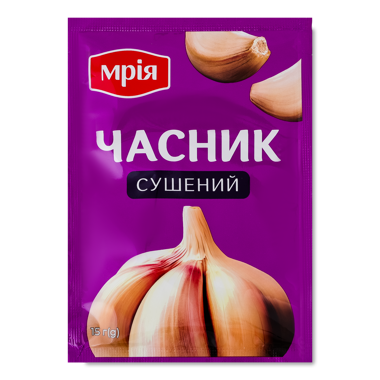 Часник гранульований сушений 20г /Мрія/