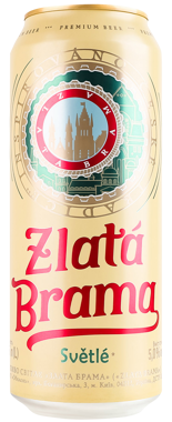 Пиво "Zlata Brama" світле 0.5л ж/б