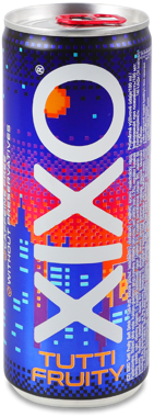 Напій газований "Xixo" Tutty Fruity 0.25л ж/б /Hell/