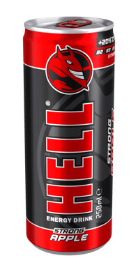 Напій енергетичний "Hell" Apple 0.5л ж/б