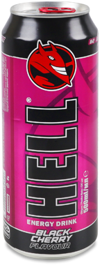 Напій енергетичний "Hell" Black cherry 0.5л ж/б