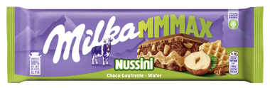 Шоколад "Мілка Нуссіні" нач пасти фундука/фундук/вафлі 270г
