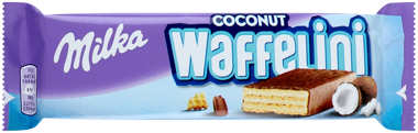 Вафлі "Мілка" Ваффеліні кокос-мол шоколад 31г