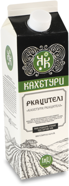 Вино "Кахетури Ркацителіі" біле сухе 1л т/п /Кахетури/