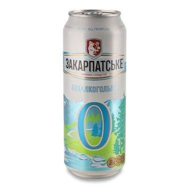 Пиво "I приватна броварня" Закарпатське оригін б/а 0.5л ж/б