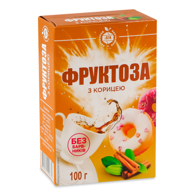 Фруктоза з корицею 100г
