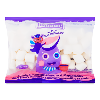 Зефір жув "MiniSnowyMallows" пломбір+ваніль 20г