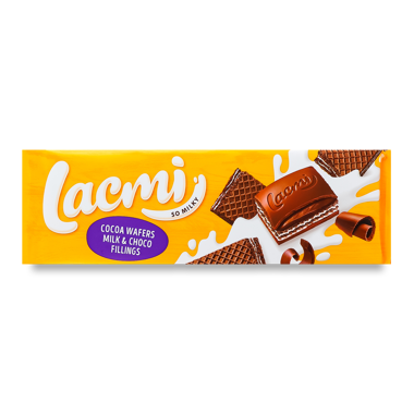 Шоколад "Lacmi" молочний вафлі/какао 235г /Рошен/