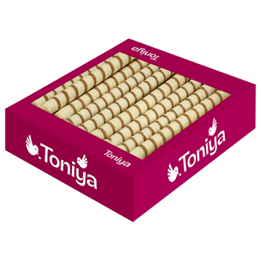 Вафельні трубочки "Олівці" згущ.молоко 400г /Toniya/