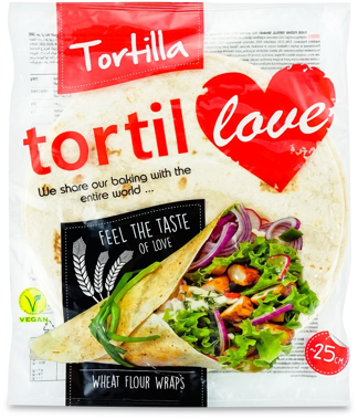 Тортилья пшенична 4шт 240г /Tortillove/