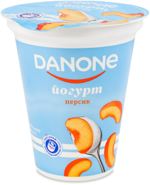 Йогурт ДАНОН Персик 3,2% ст 260г 