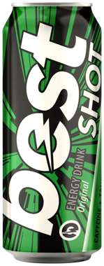 Напій енергетичний "Best Shot" б/а 0.5л ж/б