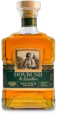Коньяк "Довбуш" 4  роки 40% 0.5л