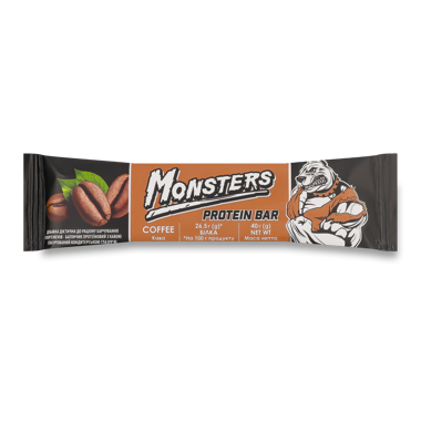 Батончик "Monsters" протеїновий з кавою 40г /ТМ VALE/