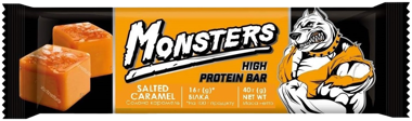 Батончик "Monsters" арахісом/сол карамеллю 40г /ТМ VALE/