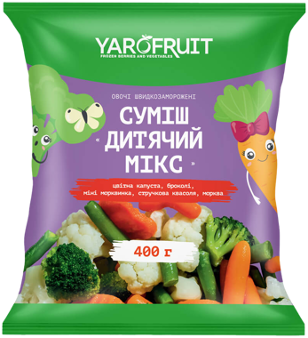 Суміш "Дитяча" заморожена 400г /Ярофрут/