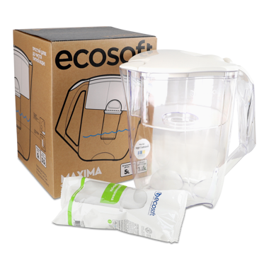 Фільтр-глечик "Ecosoft" Maxima перлинний