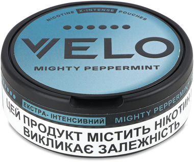 Подушечки нікотинові Velo  Mighty Peppermint екстра