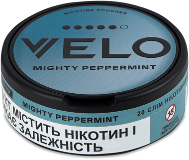 Подушечки нікотинові Velo  Mighty Peppermint інт