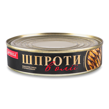 Шпроти в олії №2 150г ж/б /Даринка/