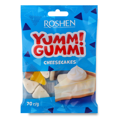 Карамель "Yummi Gummi" Cheesecakes 70г /Рошен/
