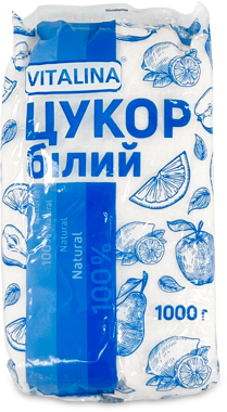 Цукор фас 1кг /Vitalina/