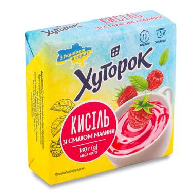 Кисіль "Хуторок" зі смаком малини 180г