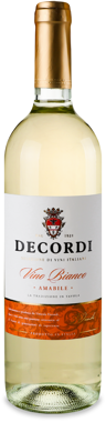 Вино "Decordi" Б'янко Амабіле біле напівсолодке 10.5% 0.75л 