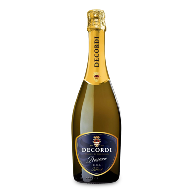 Вино ігристе "Decordi" Prosecco Spumante брют біле 0.75л 