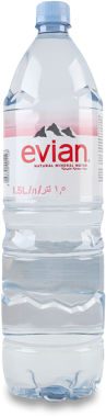 Мін.вода "Евіан" натур. н/газ 1.5л пет /Франція/