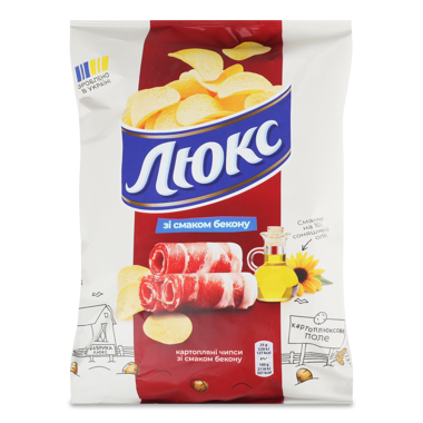 Чипси "Люкс" з беконом 125г