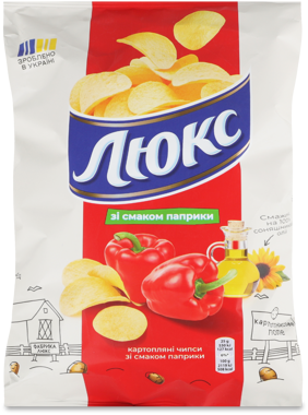 Чипси "Люкс" Паприка 125г