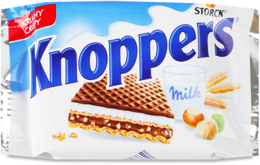 Вафлі "Knoppers" зі смаком молока 25г