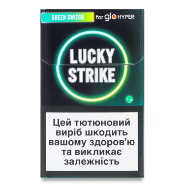 Сигарети "Лакі Страйк" sticks GREEN SWITCH /ват/