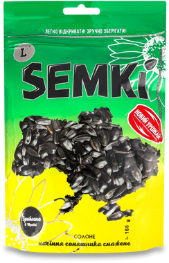 Насіння "Semkі " не чищене солене 165г