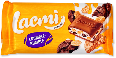 Шоколад "Lacmi" Crumble-Bumble 83г /Рошен/
