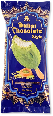 Морозиво "Ескімо Dubai chocolate style" пломбір  55г /Рудь/