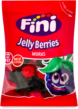 Цукерки желейні "Червоні і чорні ягоди" 90г /Fini/