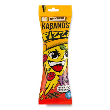 Кабаноси із м'ясом птиці Pizza Kabanosy в/к 60г "Дмитрук"