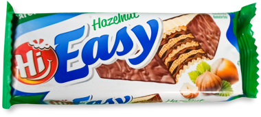 Вафлі "Hi Easy" зі смаком горіху  47г