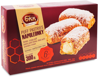 Тістечка "Napoleonky" 300г /КиївХліб/
