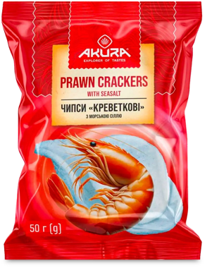 Чіпси норі Креветкові 50г /Akura/
