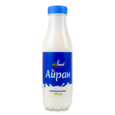 Напій "Айран" нежирн 420г пет /Ekfood/