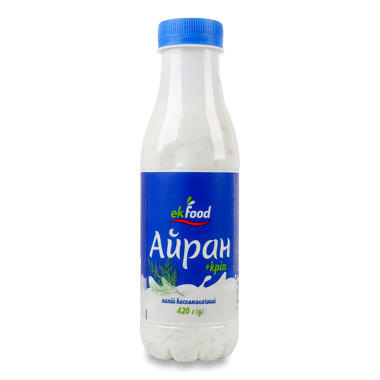 Напій "Айран" з кропом нежирн 420г пет /Ekfood/