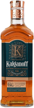 Настоянка "Kalganoff" на коньяку з медом 40% 0.5л 