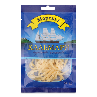 Кальмар сушений 30г /Морські/