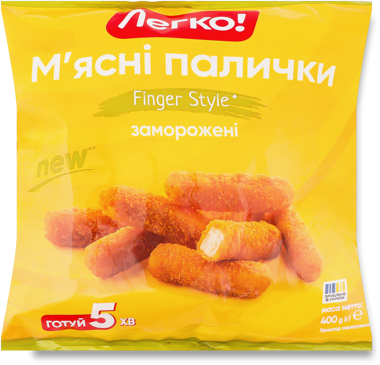 М'ясні палички "Finger Style" 400г /МНФЗ/