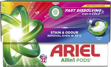 Гель ARIEL Capsules д/авт Color 22*18,2г /P&G/