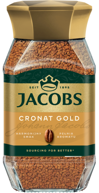 Кава розчинна "Jacobs Kronung" Gold 100г /Jacobs/
