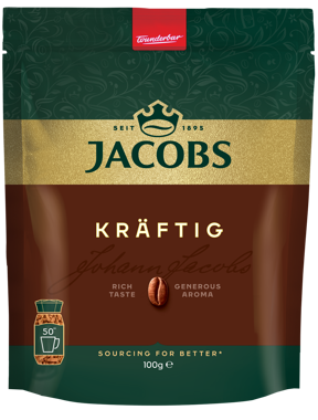 Кава розчинна "Jacobs Kronung" Kraftig 100г /Jacobs/
